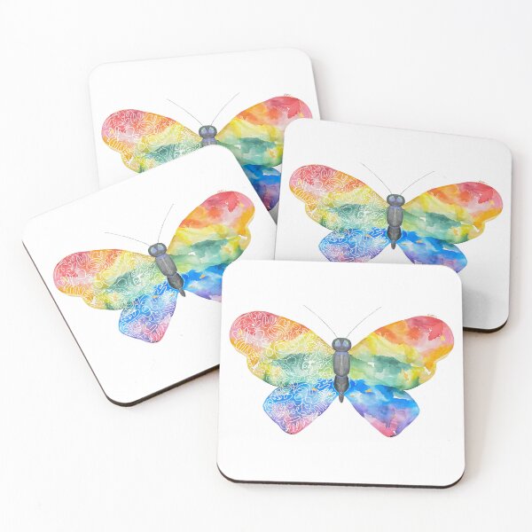 Item preview, Rainbow Butterfly - Change is Life designed and sold by Artistvictoriaf.
