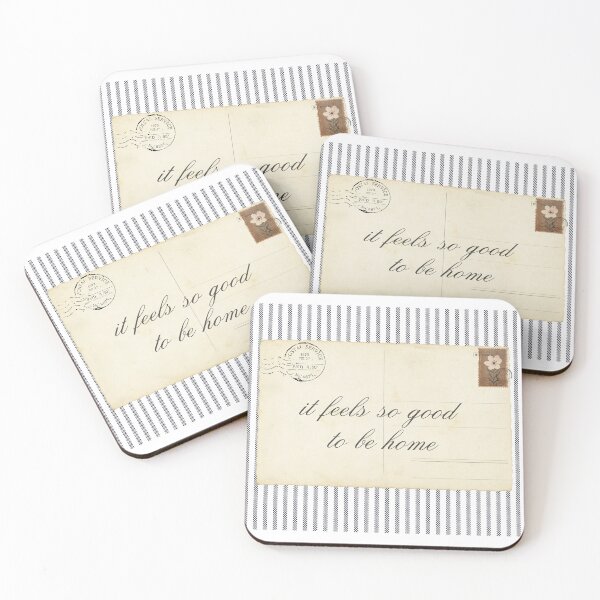 Item preview, it feels so good to be home postcard designed and sold by courtdesigns44.