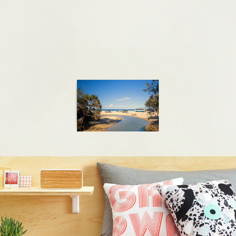 Relaxing at Eli Creek Photographic Print