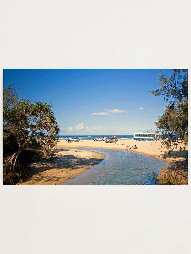 Alternate view of Relaxing at Eli Creek Photographic Print