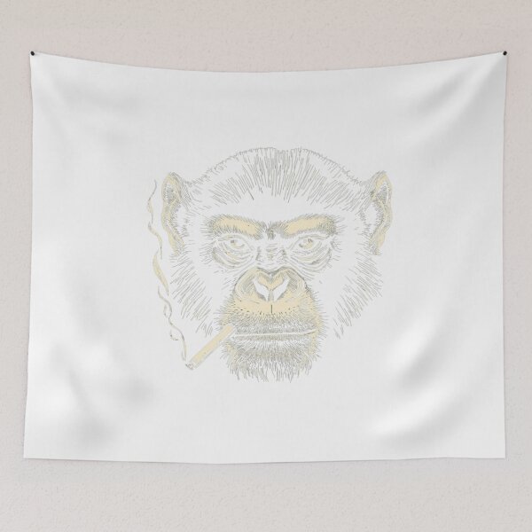 Item preview, Monkey Smoking designed and sold by BKDIGITALSHOP.