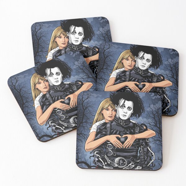 Item preview, Edward Scissorhands and Kim (fan art) designed and sold by PopCultureAndStuff.