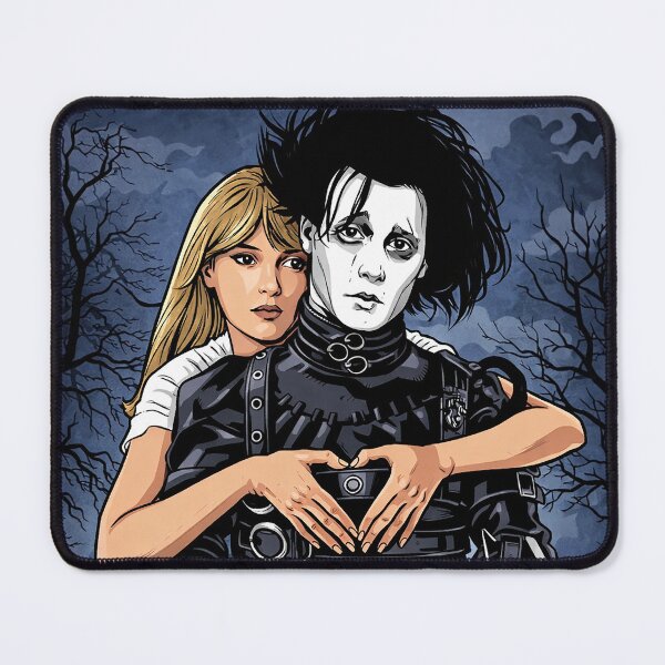 Item preview, Edward Scissorhands and Kim (fan art) designed and sold by PopCultureAndStuff.