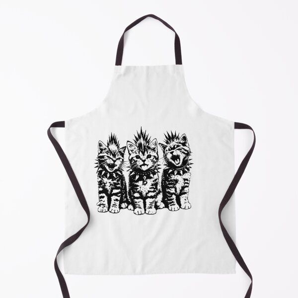 Item preview, Punk Rock Kittens Heavy Metal Mohawk Alternative Cat Lover designed and sold by gunaone-design.