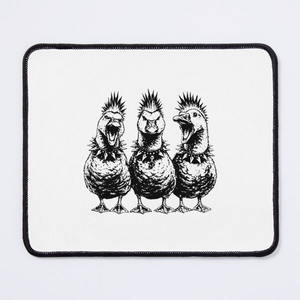 Item preview, Goose Punk Rock Geese Mohawk Spiked Collar Emo Goth Bird designed and sold by gunaone-design.