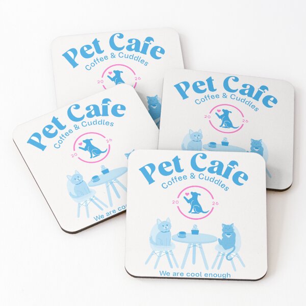 Item preview, Pet Cafe Coffee and Cuddles Design designed and sold by TZAR WORKS.
