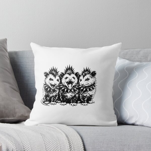 Item preview, Punk Rock Opossums Mohawk Spiked Collar Emo Goth Animal designed and sold by gunaone-design.