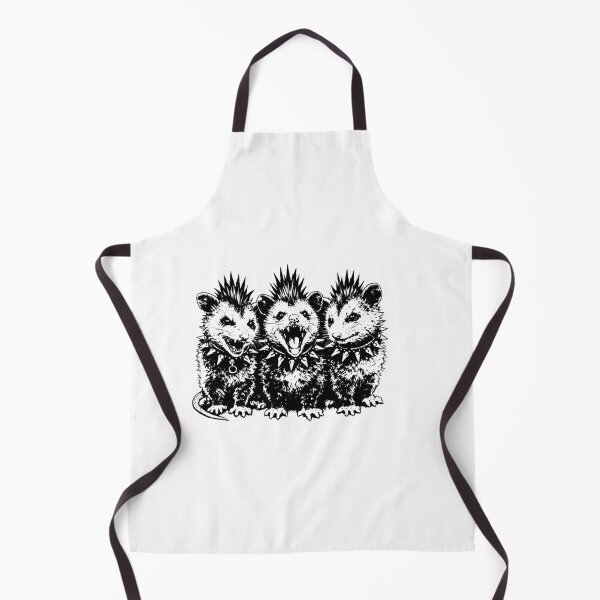 Item preview, Punk Rock Opossums Mohawk Spiked Collar Emo Goth Animal designed and sold by gunaone-design.