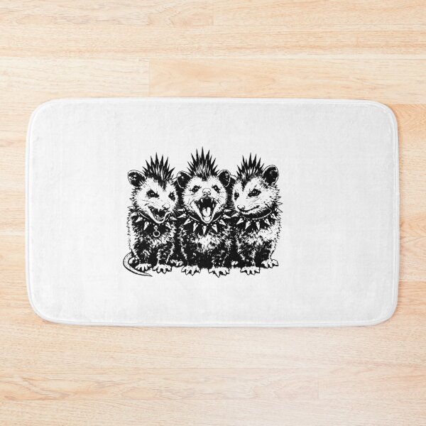 Item preview, Punk Rock Opossums Mohawk Spiked Collar Emo Goth Animal designed and sold by gunaone-design.
