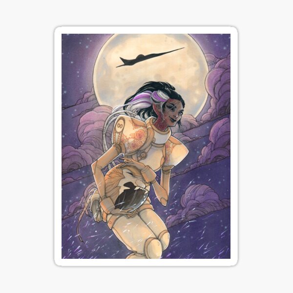Tarot - Strength Sticker