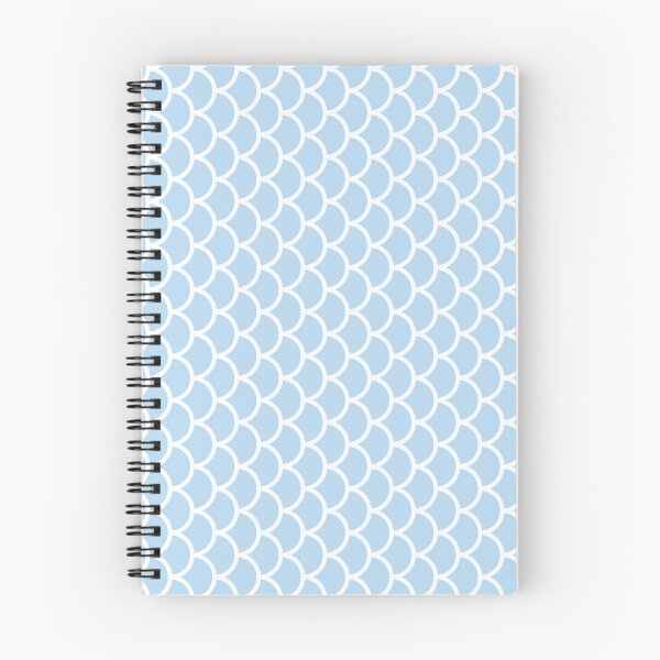 Item preview, Ice Blue And White Fish Scales Pattern designed and sold by pattern-archive.