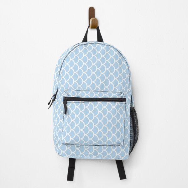 Item preview, Ice Blue And White Fish Scales Pattern designed and sold by pattern-archive.