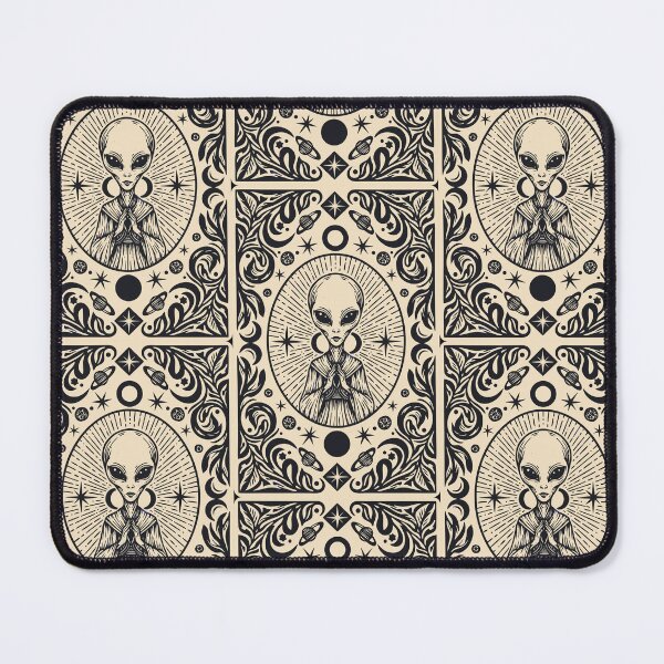 Item preview, Mystical Alien Tarot Card Vintage Sci-Fi Occult Art designed and sold by Cipher & Soul.