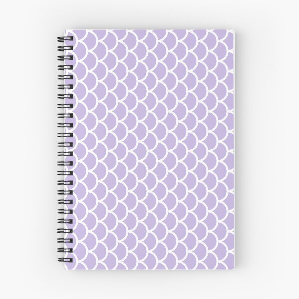 Item preview, Lavender And White Fish Scales Pattern designed and sold by pattern-archive.