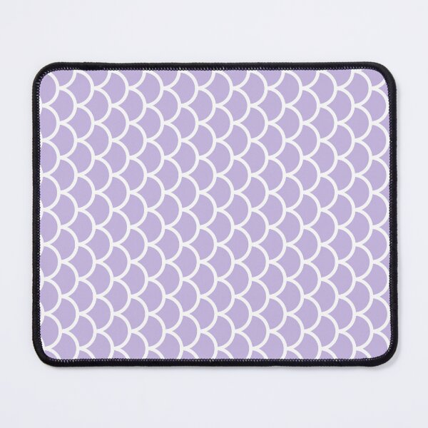 Item preview, Lavender And White Fish Scales Pattern designed and sold by pattern-archive.