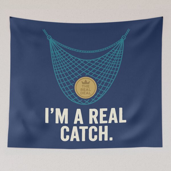 Item preview, I'm A Real Catch designed and sold by Amir Faysal.