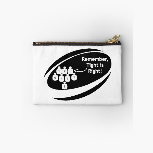 Item preview, Remember: Tight is Right (White/Black) designed and sold by Troedgwyn Designs.