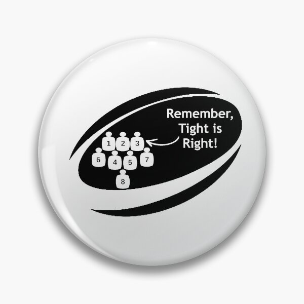 Item preview, Remember: Tight is Right (White/Black) designed and sold by Troedgwyn Designs.