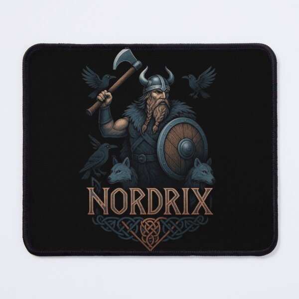 Item preview, Nordrix Viking Warrior Design, Norse Chieftain Shirt, Viking Berserker, Medieval Norse Warrior, Viking Raid Leader, Nordic Mythology Art designed and sold by Typologystudios.