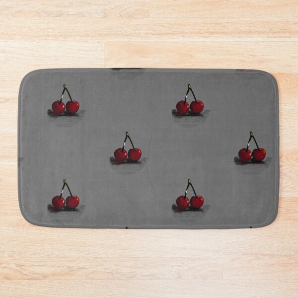 Item preview, Aesthetic Red Cherries - Minimalist Oil Style Art designed and sold by IO Soul Spaces.