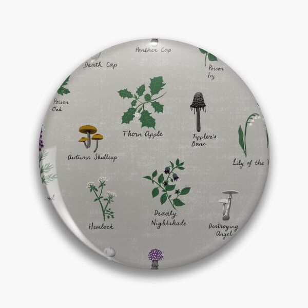 Item preview, Poisonous Plants & Fungi designed and sold by KateGateley.