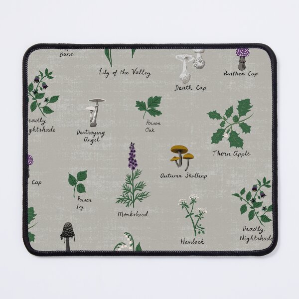 Item preview, Poisonous Plants & Fungi designed and sold by KateGateley.