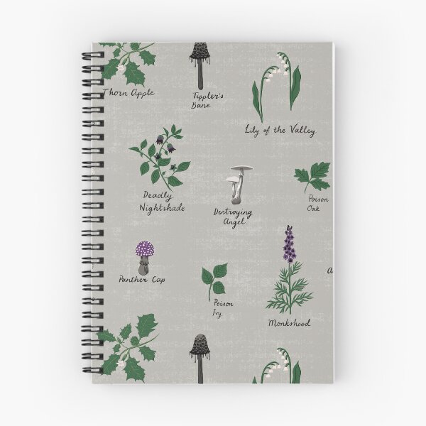 Item preview, Plantas y hongos venenosos designed and sold by KateGateley.