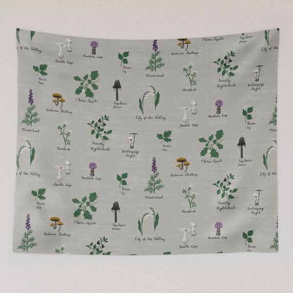 Item preview, Poisonous Plants & Fungi designed and sold by KateGateley.