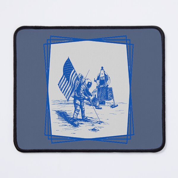 Item preview, Apollo Astronaut Moon Landing Moon Graphic Retro designed and sold by edilbertobuitrago.