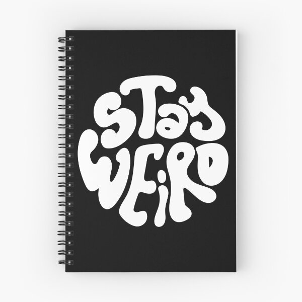 Aperçu de l'œuvre Design typographique esthétique rétro Stay Weird créée et vendue par PatrickWill22.