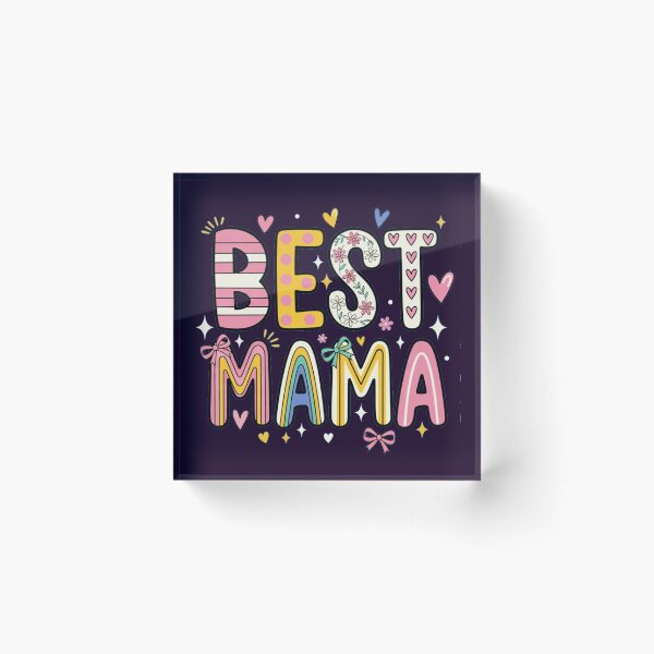 Item preview, Best Mama Floral Graphic designed and sold by Syrupulse.