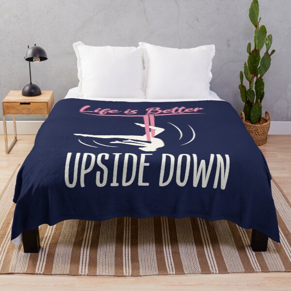 Item preview, Aerial Yoga Life Is Better Upside Down designed and sold by jaygo.