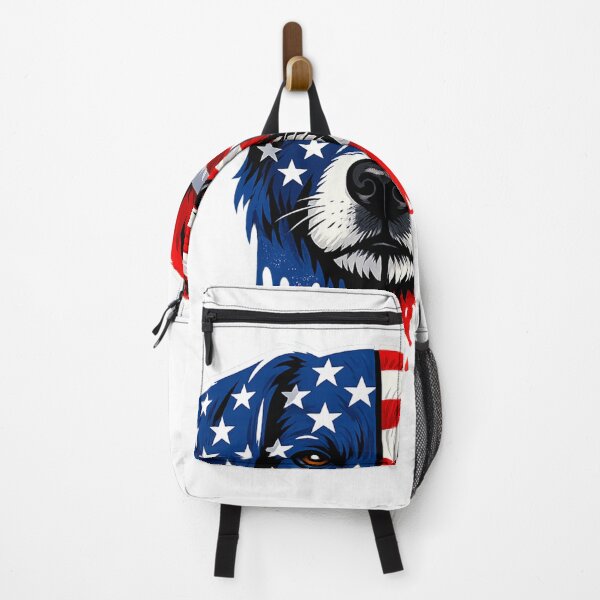 Item preview, Miniature Schnauzer American Flag Patriotic Dog Face Drip Art USA Pride Dog Lover Design t-shirt designed and sold by trendypicksco.