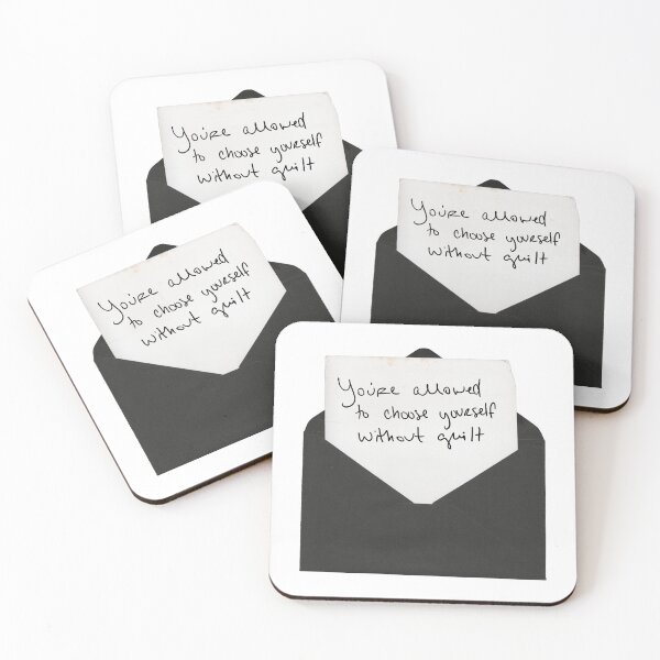 Item preview, Letter to self - "You're allowed to choose yourself without guilt" designed and sold by bruise+blush.