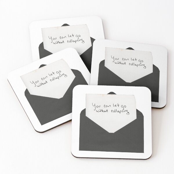 Item preview, Letter to self - "You can let go without collapsing" designed and sold by bruise+blush.