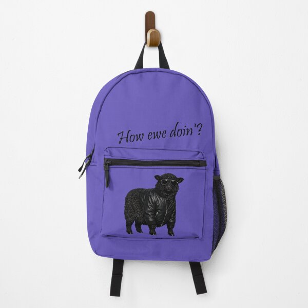 Item preview, How Ewe Doin’? (Black Sheep Edition) designed and sold by PurrfectWhisper.