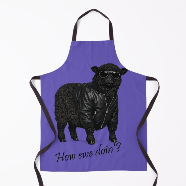 Item preview, How Ewe Doin’? (Black Sheep Edition) designed and sold by PurrfectWhisper.