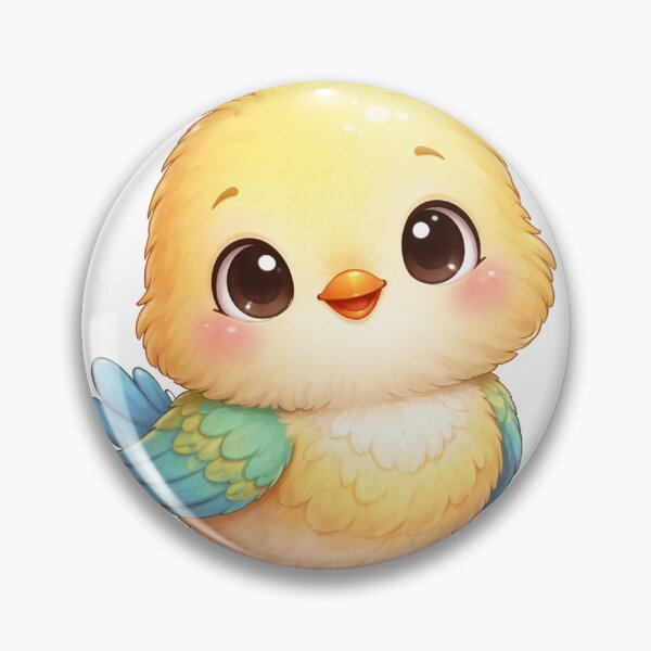 Item preview, Cute Cartoon Baby Bird in Whimsical Garden designed and sold by lmsendalfer.