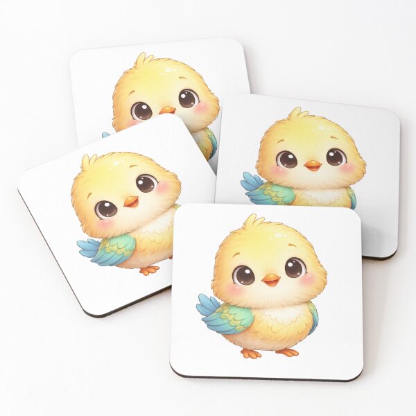 Item preview, Cute Cartoon Baby Bird in Whimsical Garden designed and sold by lmsendalfer.