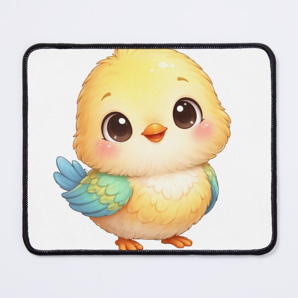 Item preview, Cute Cartoon Baby Bird in Whimsical Garden designed and sold by lmsendalfer.