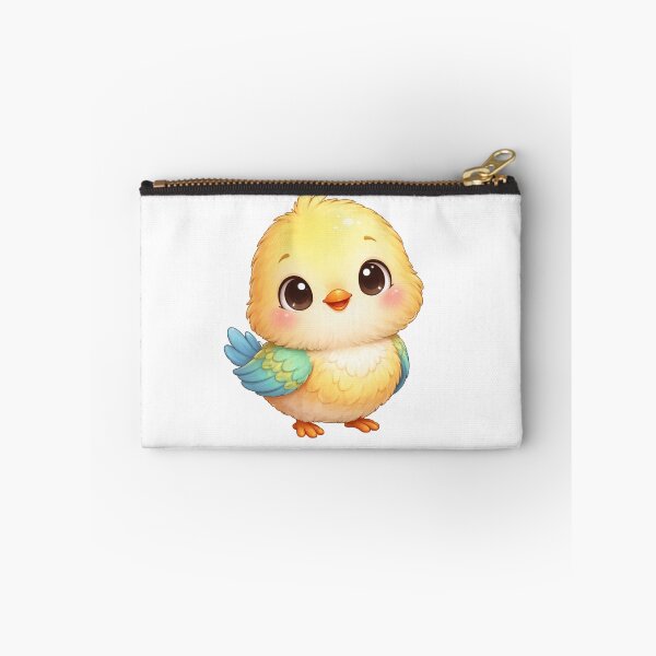 Aperçu de l'œuvre Adorable bébé oiseau de dessin animé dans un jardin fantaisiste créée et vendue par lmsendalfer.