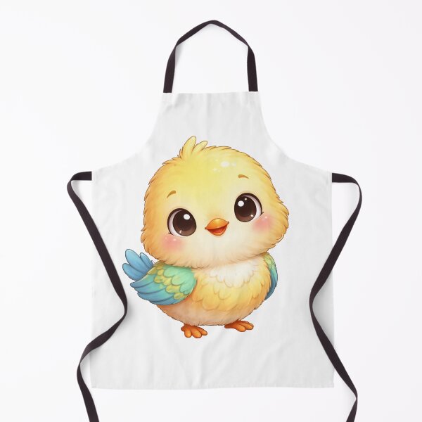 Item preview, Cute Cartoon Baby Bird in Whimsical Garden designed and sold by lmsendalfer.
