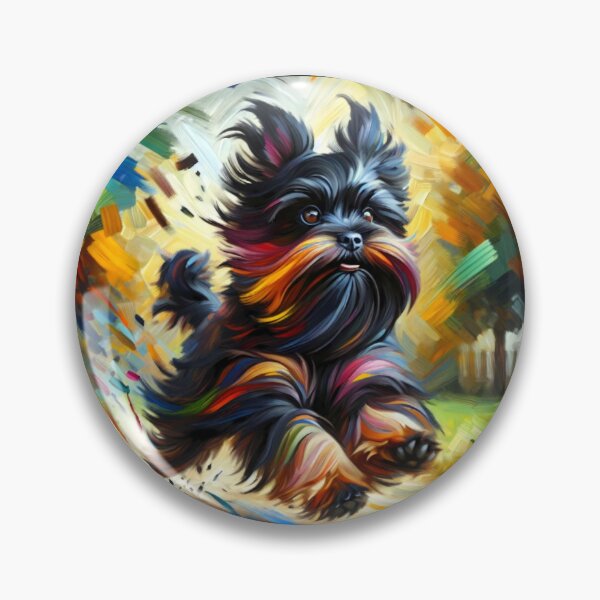 Item preview, Belge Affenpinscher Acrylic Art Monkey Dog Portrait designed and sold by Puppy Puzzles Plus.