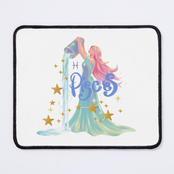 Item preview, ​Pisces Zodiac Goddess Magical Aesthetic Constellation Art designed and sold by crystalar95.