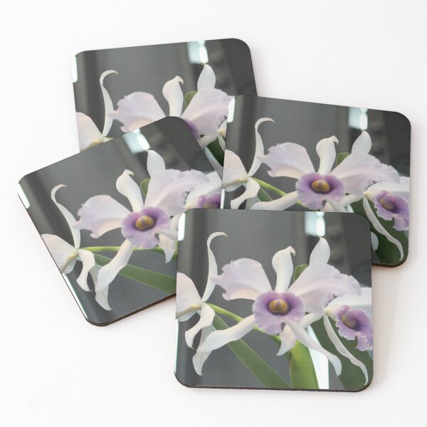 Item preview, Elegant White and Purple Orchids designed and sold by Cynthia48.