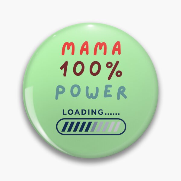 Item preview, MAMA 100% POWER - Tech & IT Mother's Day Gifts designed and sold by JurateArt-DK.