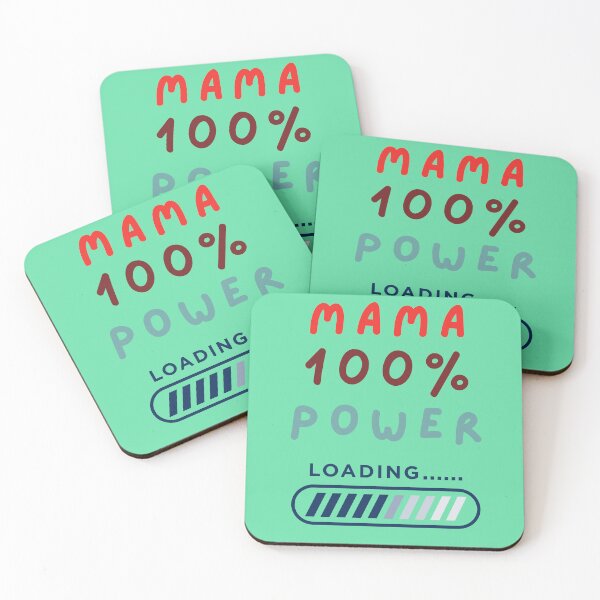 Item preview, MAMA 100% POWER - Tech & IT Mother's Day Gifts designed and sold by JurateArt-DK.