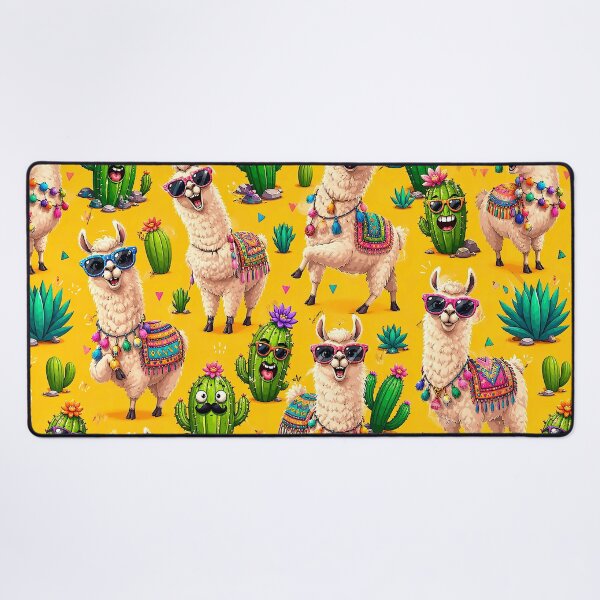 Item preview, Desert landscape with flames and cacti designed and sold by Imprearte.