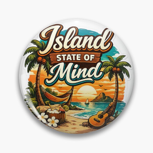 Item preview, Island State of Minid designed and sold by ParrotHeadSwag.