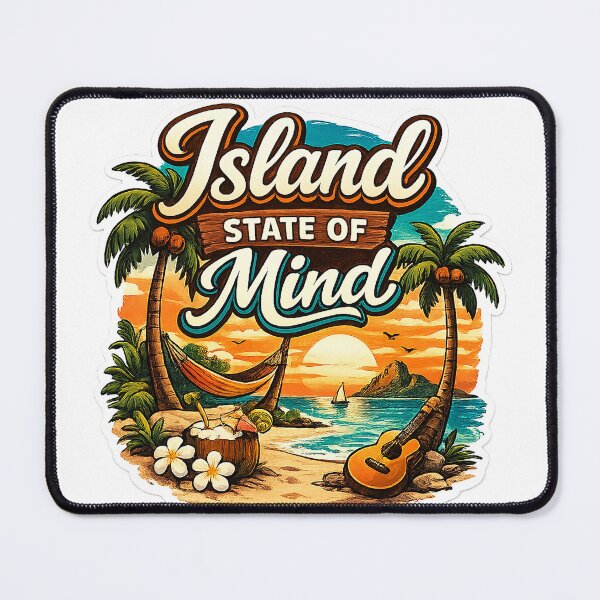 Item preview, Island State of Minid designed and sold by ParrotHeadSwag.
